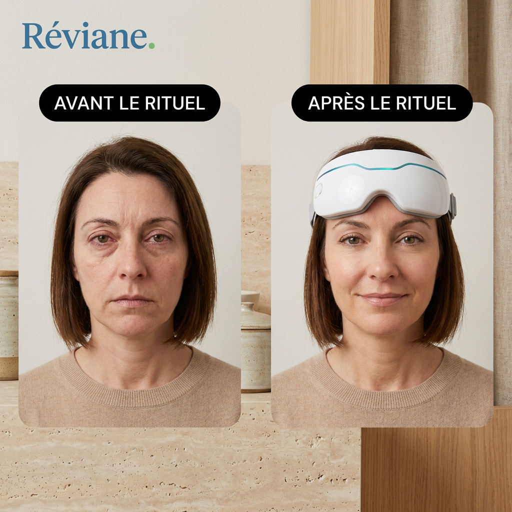 Masque vapeur pour un regard reposé