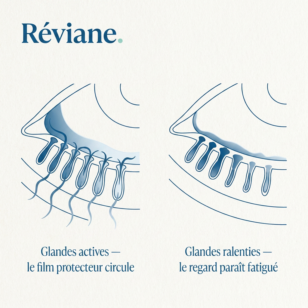 Masque vapeur pour un regard reposé